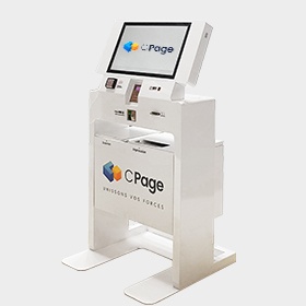 borne santé CPage, accueil patient, IPM France