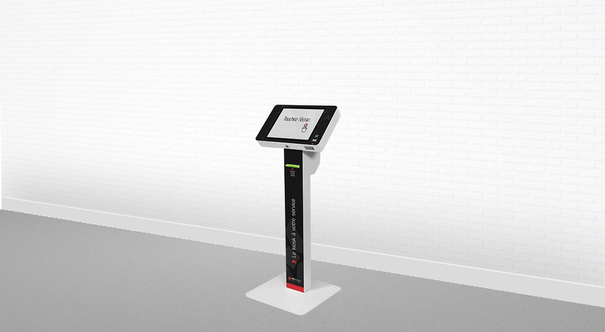Borne interactive information-gestion de file d'attente-EK2000-IPM France