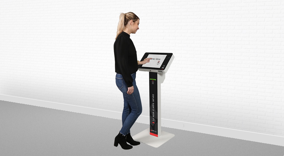 Borne tactile d'information-gestion de file d'attente-EK2000-IPM France