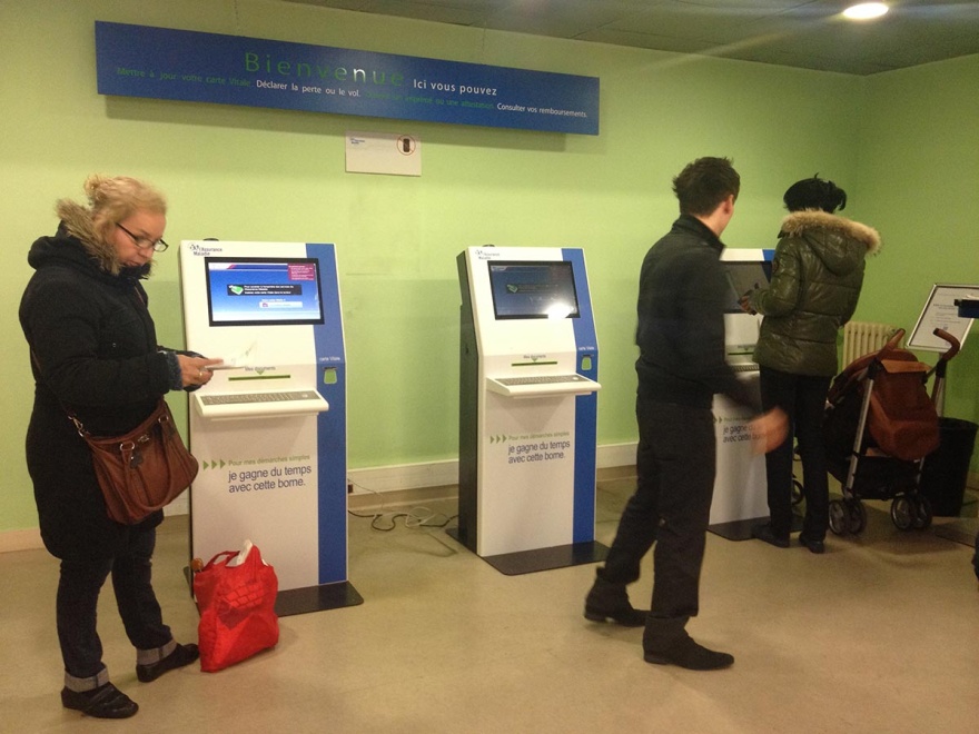 ipm france - bornes agence cpam