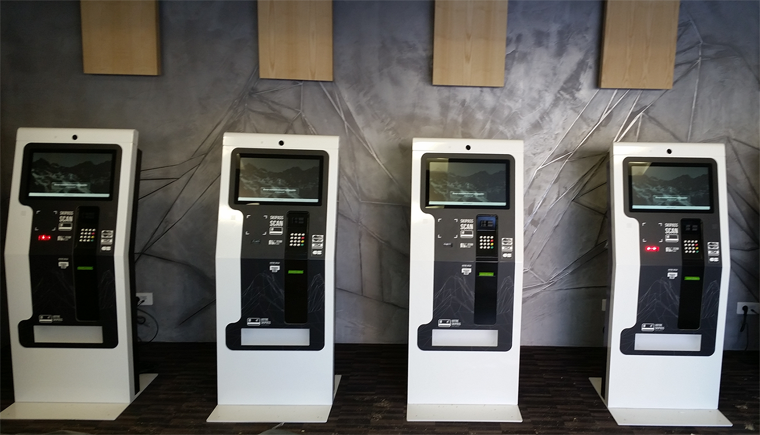 terminales táctiles estación de 2 Alpes IPM France