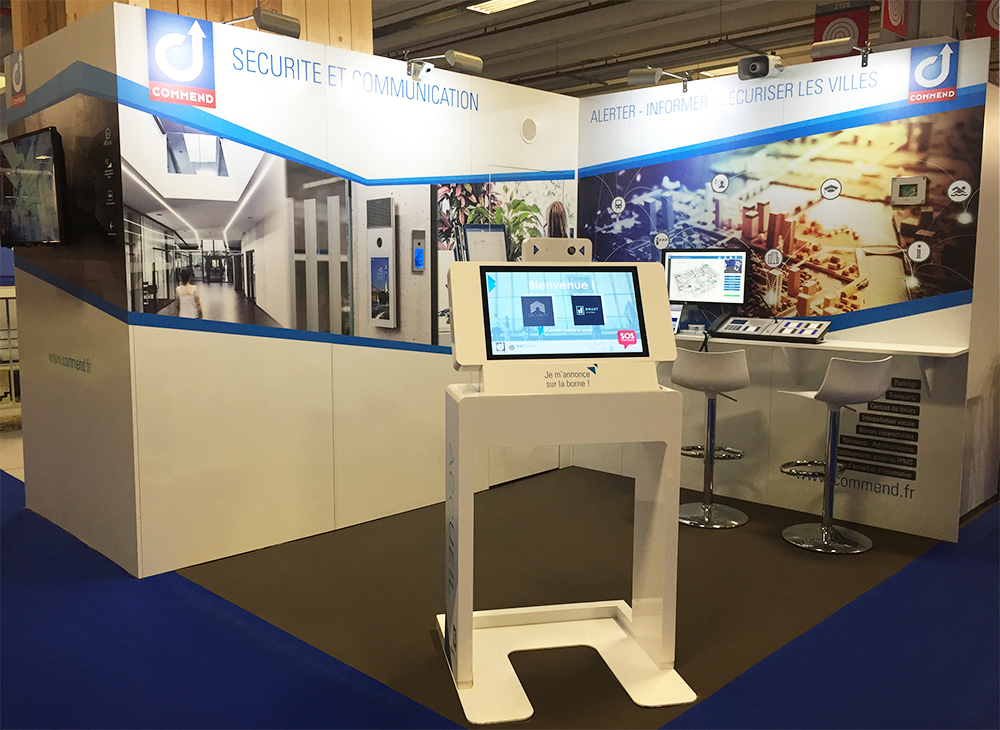 Borne interactive smart building commend IPM France